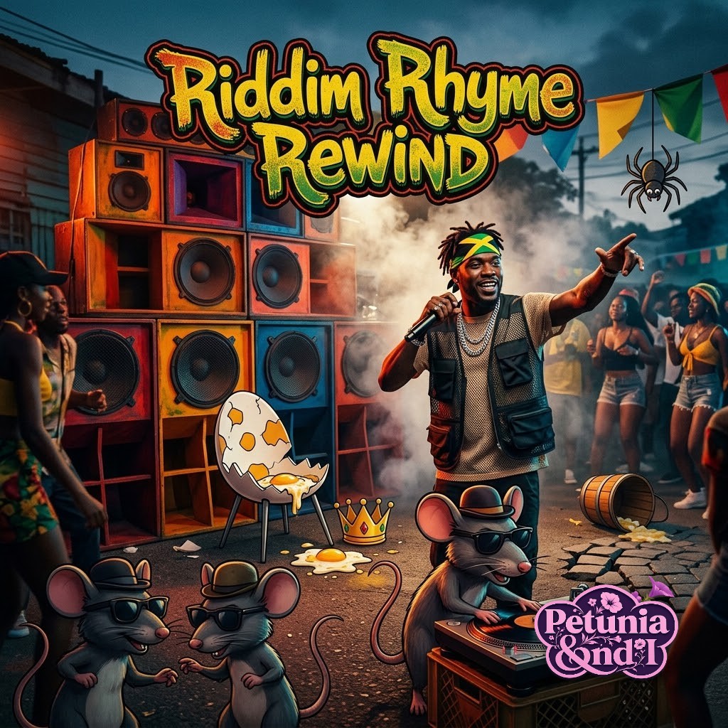 Introducing "Riddim Rhyme Rewind " cover art