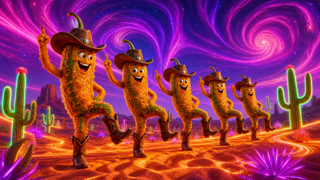 Desert line dance